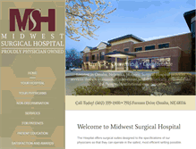 Tablet Screenshot of mwsurgicalhospital.com